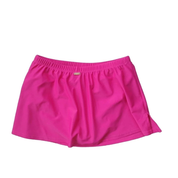 Krista Pink Swim Skort Bottoms Fuschia Size Small - Picture 2 of 7